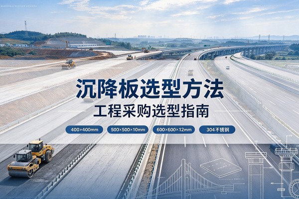 雅安沉降板选择方法