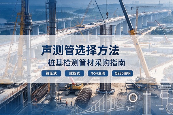 雅安声测管选型标准