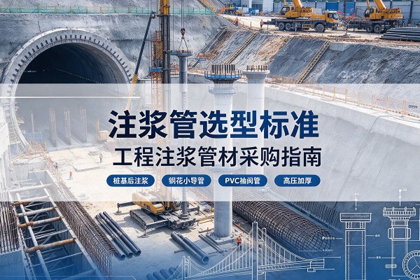 雅安注浆管选型标准
