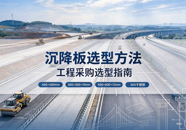 雅安沉降板选择方法