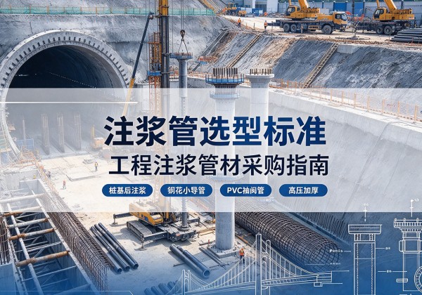 雅安注浆管选型标准